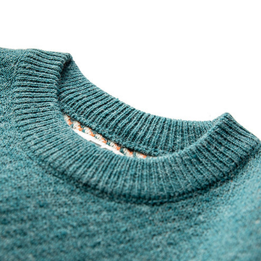 Knitted Sweater Vintage Cow, Unisex