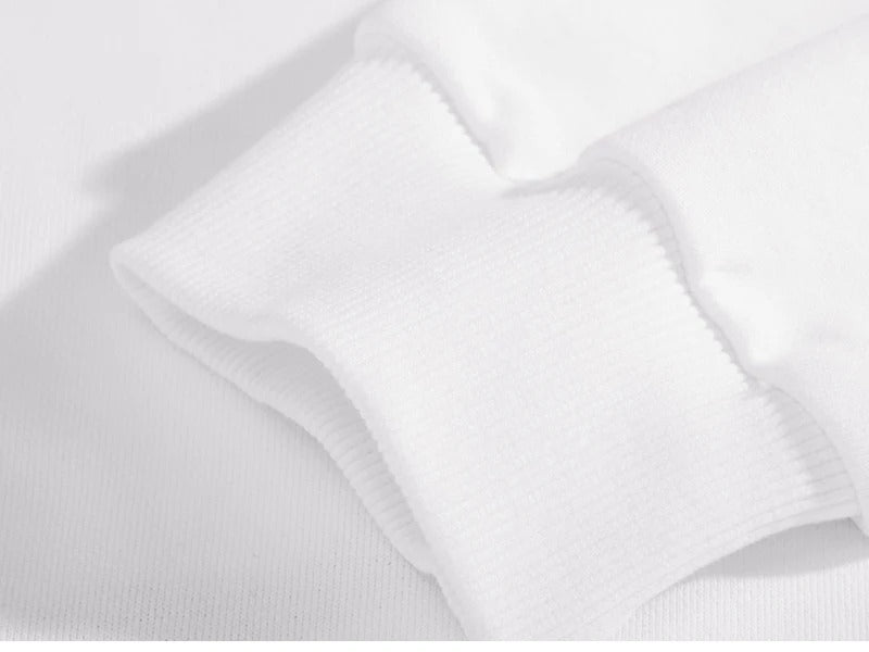 Bestickter Kapuzenpullover aus Baumwolle im Ethno-Stil