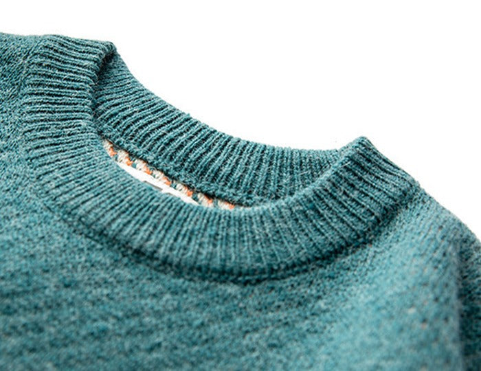 Knitted Sweater Vintage Cow, Unisex