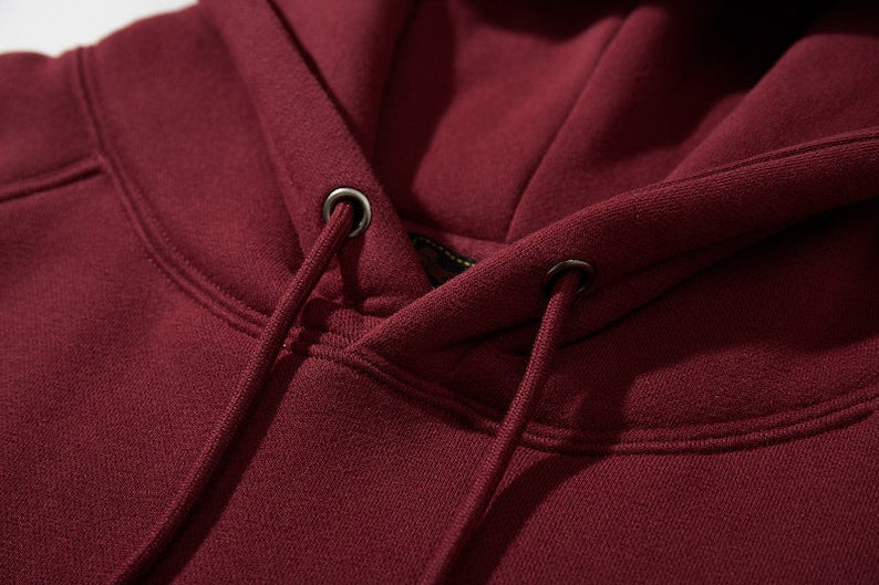 Kapuzenpullover mit Sakura-Drachen-Stickerei