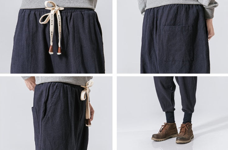 Modern Tattsuke Bakama/ Japanese Hakkama Pants