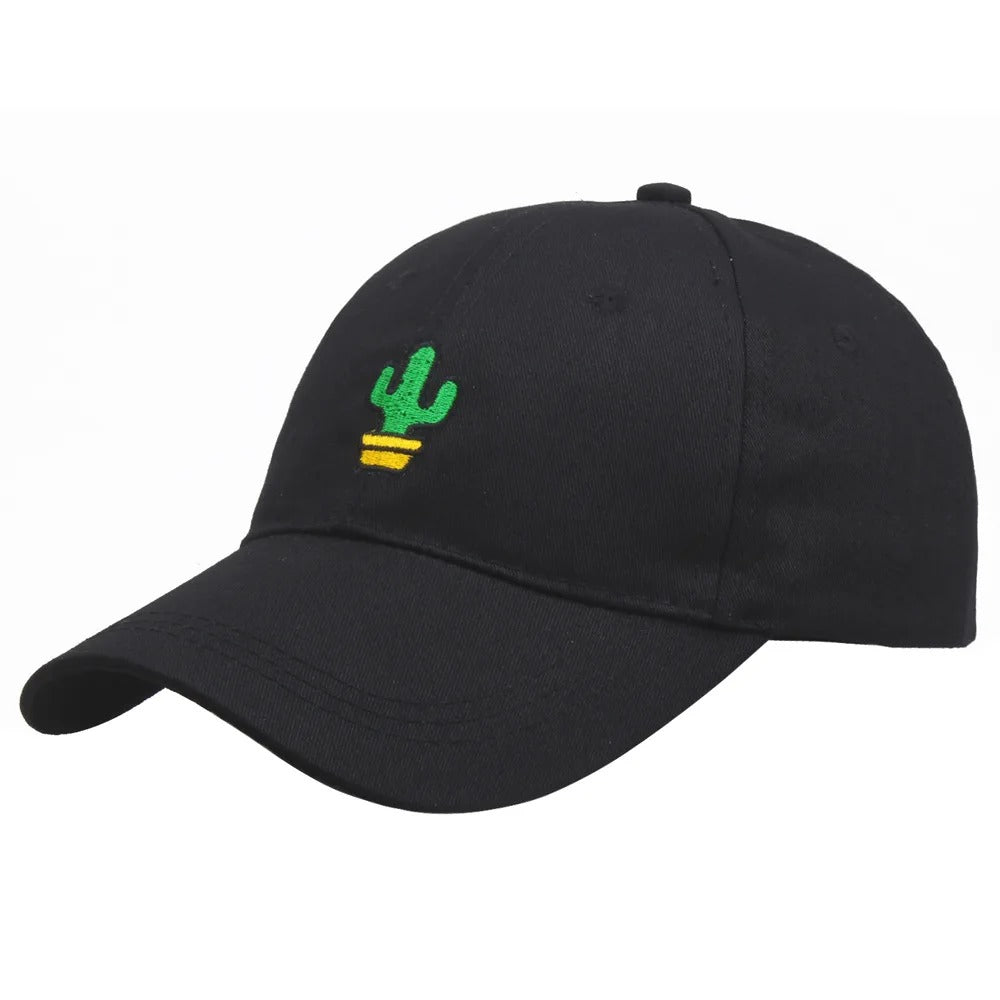 Embroidered Cactus Baseball Cap