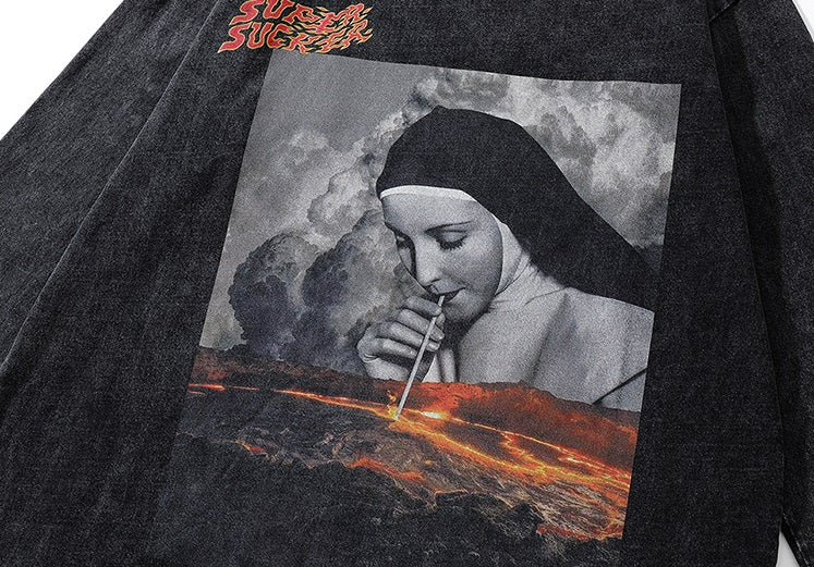 High Sister Washed Long Sleeve T-shirt