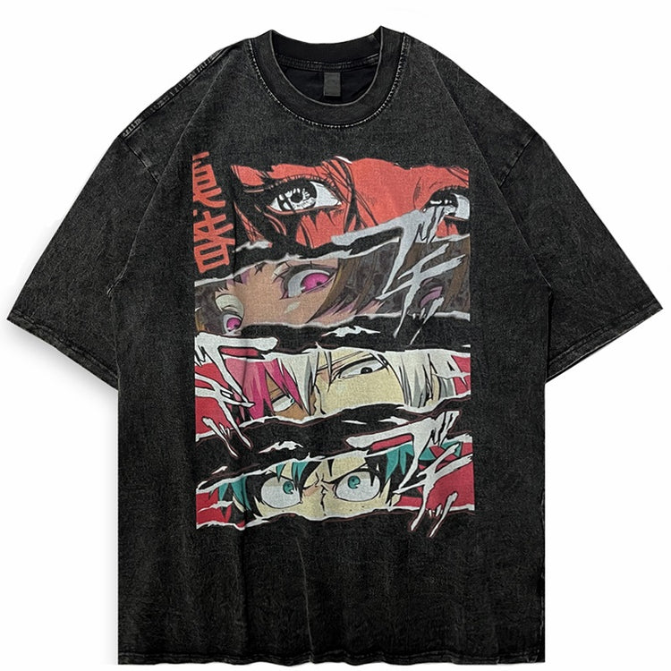 Vitnage Anime T shirt