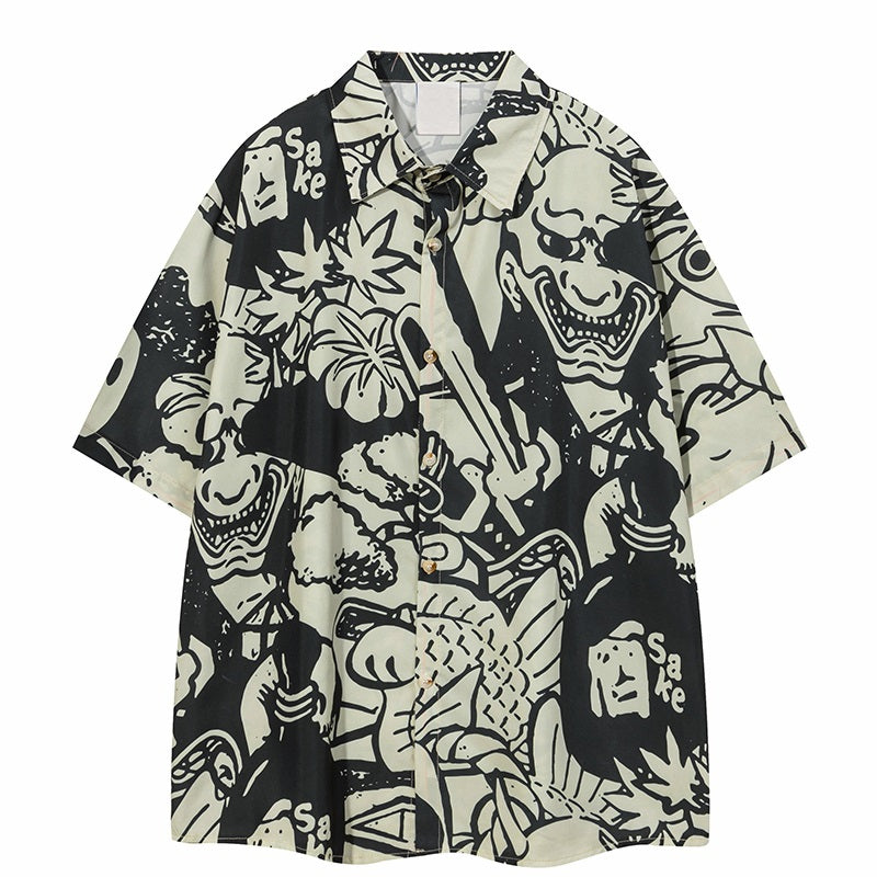 Harajuku Sake Beach Shirt