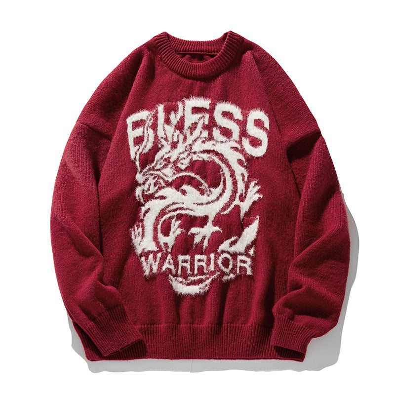 Dragon Warrior Unisex Knitted Sweater