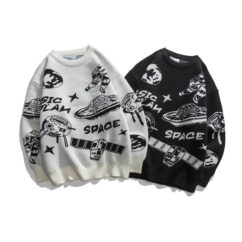 Suéter unisex de punto Space Astro