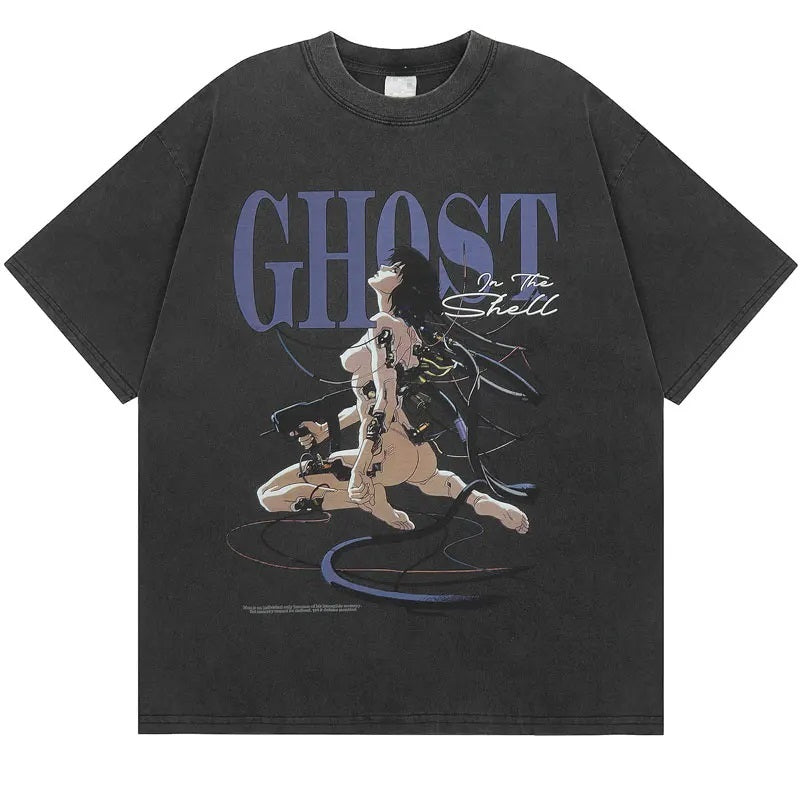 GHOST - Anime inspiriertes Unisex-T-Shirt