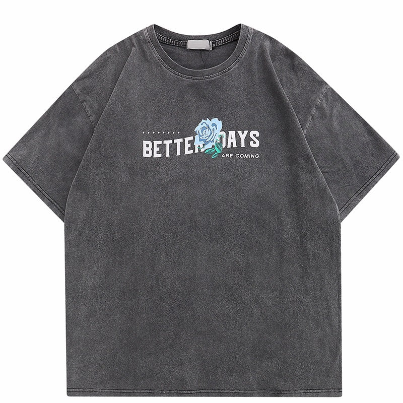 Better Days Two Side Print Unisex T-Shirt ÜBERGRÖSSE