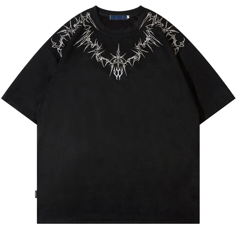 Gothic Thorns - Unisex Retro Style T-shirt