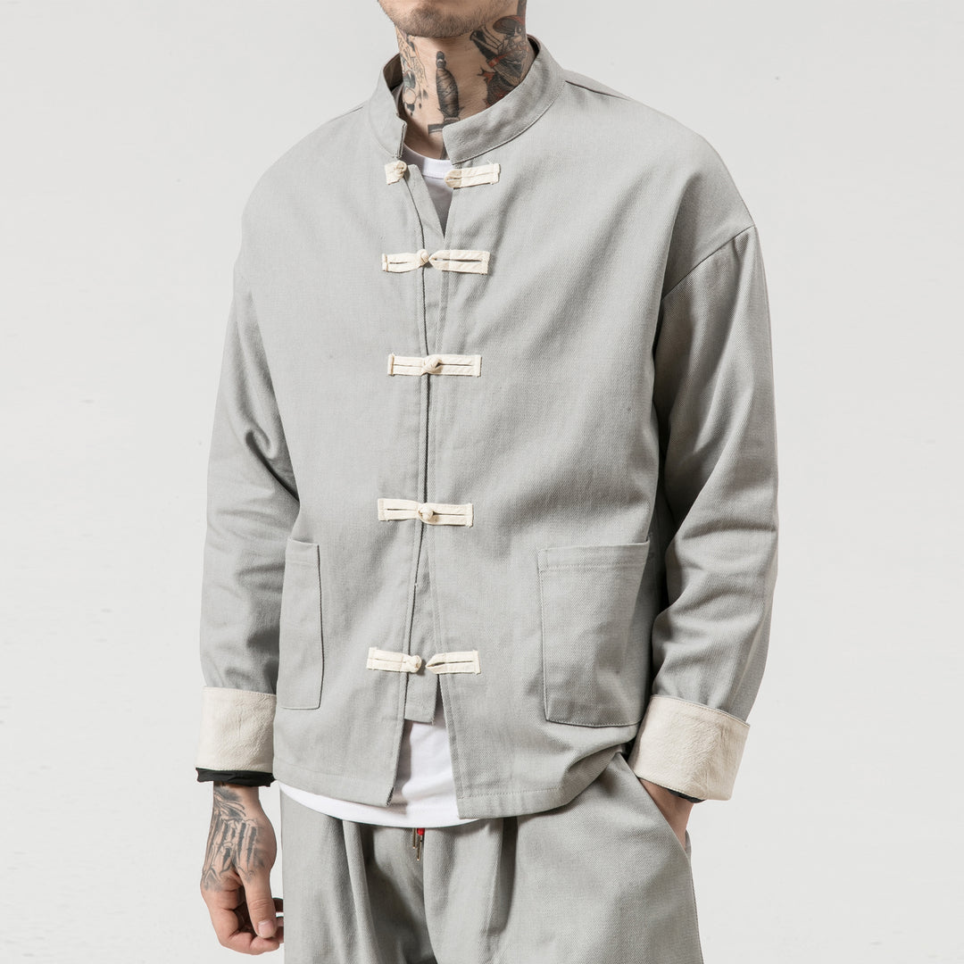 Traditional Oriental Style Linen Jacket
