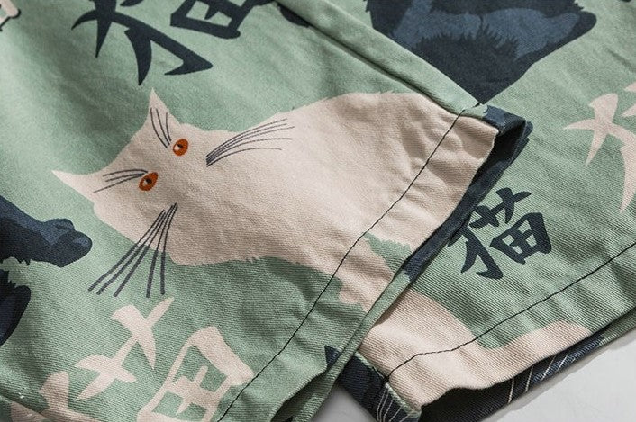 Pantalones Harem De Gato Estilo Japonés