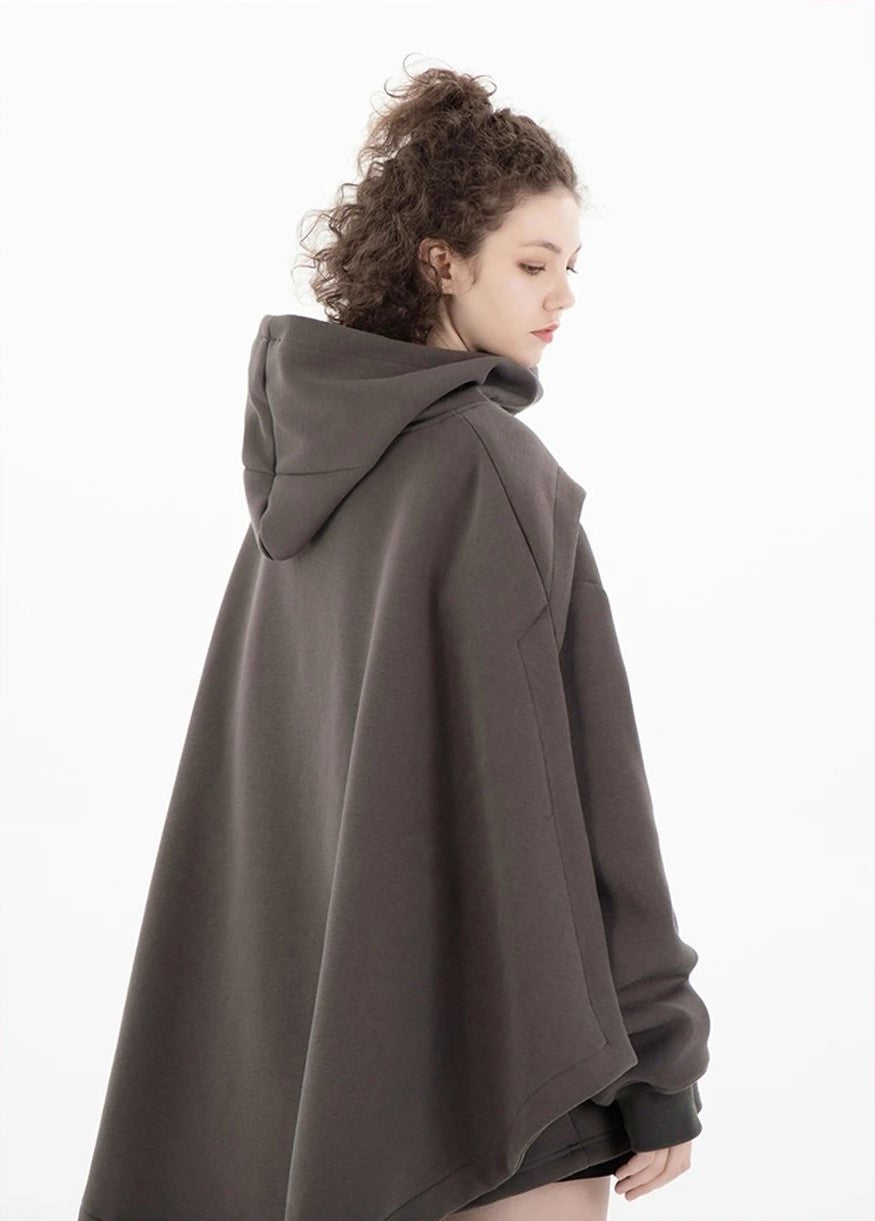 Oversized Cloak Style Hoodie Unisex Pullover
