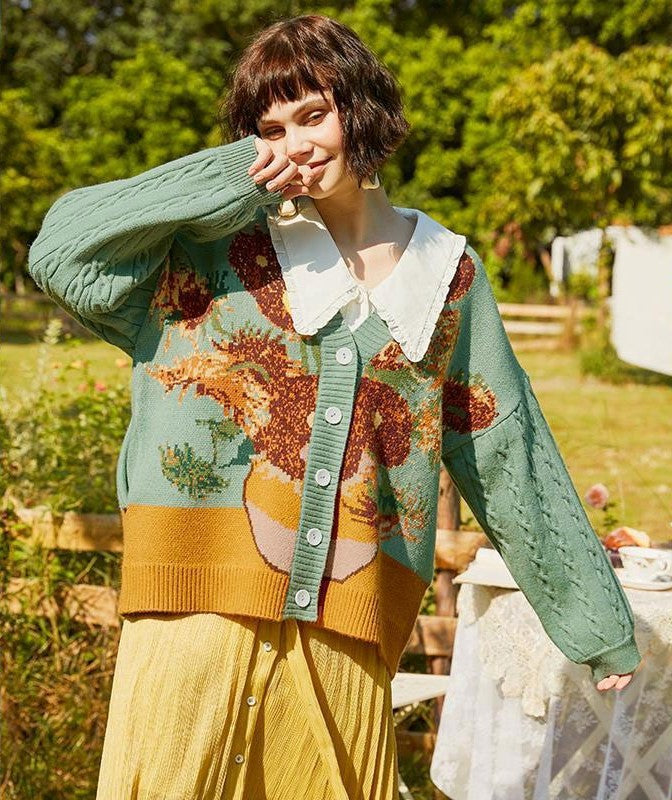 Vincent Van Gogh Sweater, Vintage
