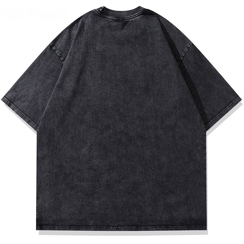 Washed Cool Doberman Oversized T-shirt