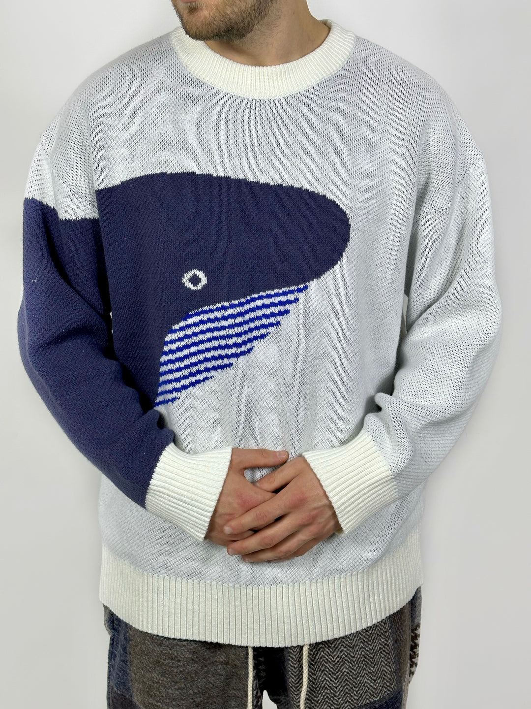 Whale Knitted Sweater - Unisex