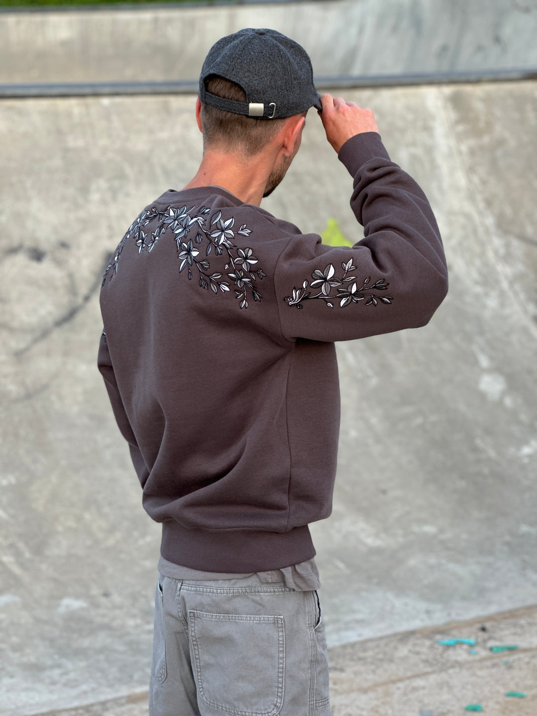 Ashwood Bloom Embroidered Sweater - Unisex