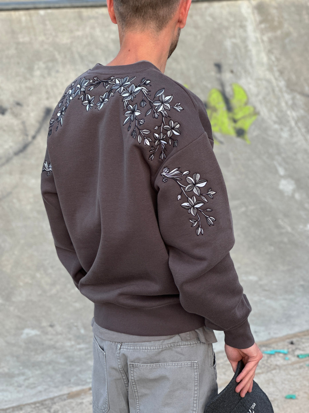 Ashwood Bloom Embroidered Sweater - Unisex