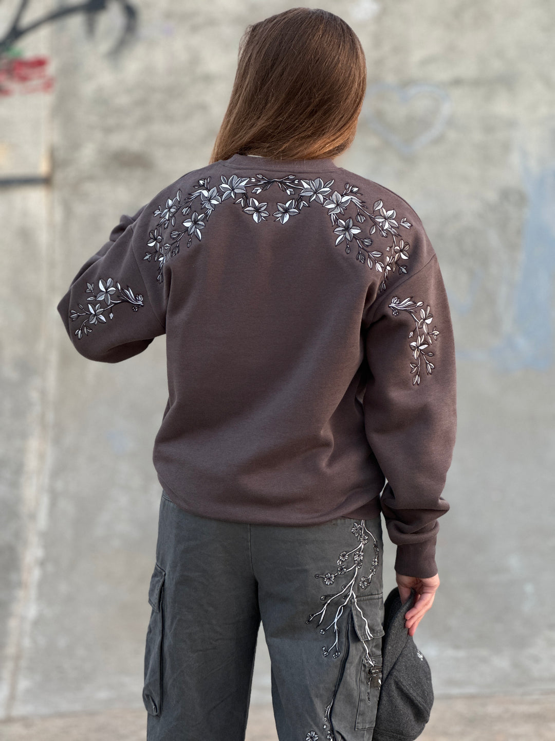 Ashwood Bloom Embroidered Sweater - Unisex