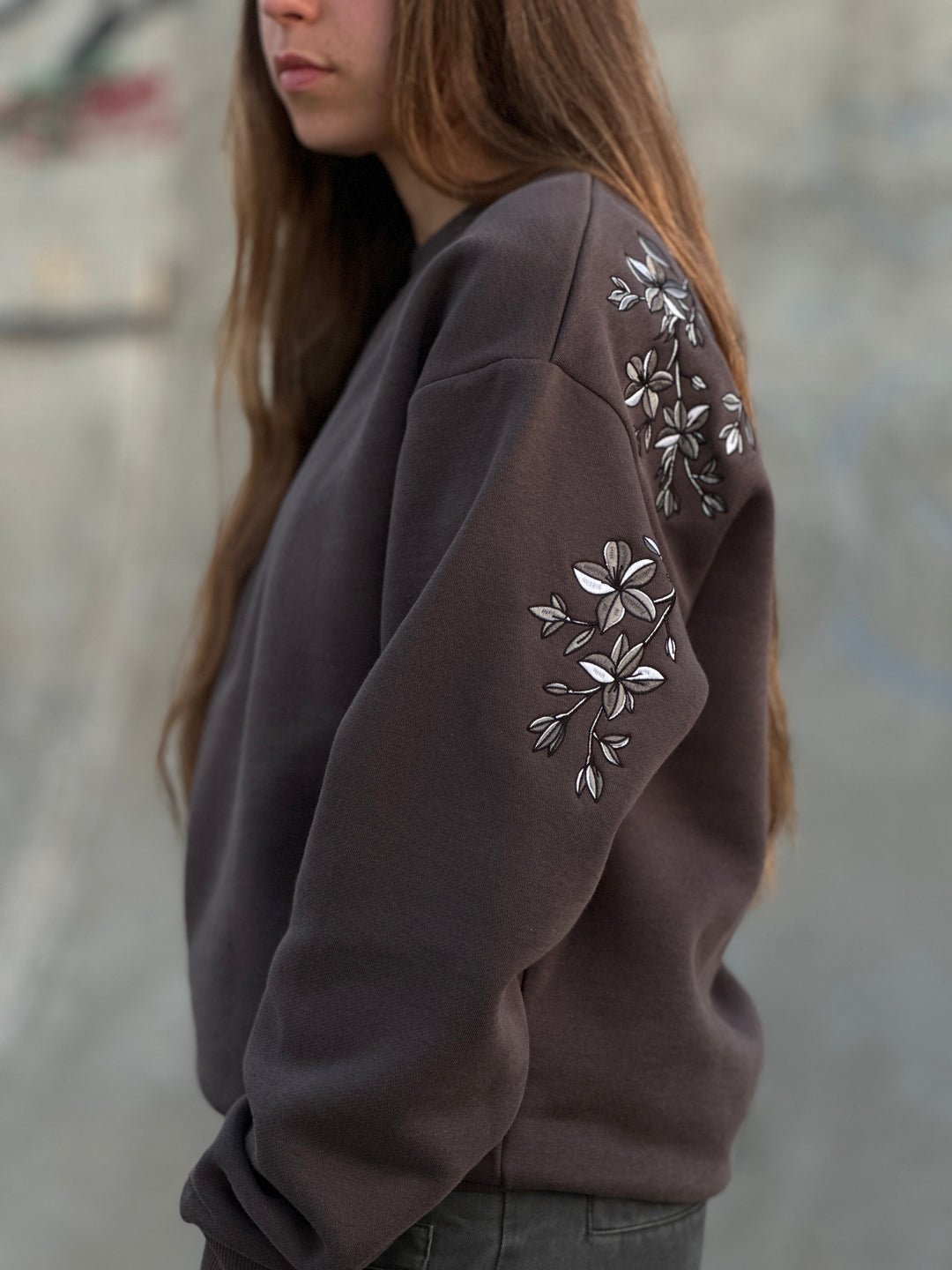 Ashwood Bloom Embroidered Sweater - Unisex