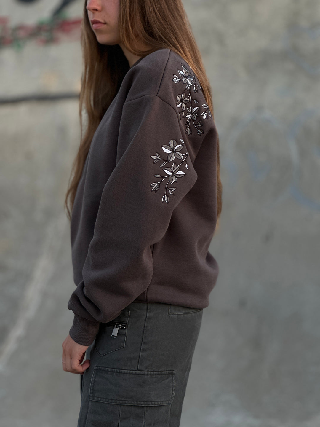 Ashwood Bloom Embroidered Sweater - Unisex