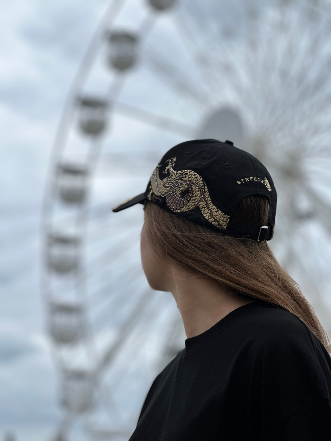360° Golden Dragon Embroidered Cap - Unisex