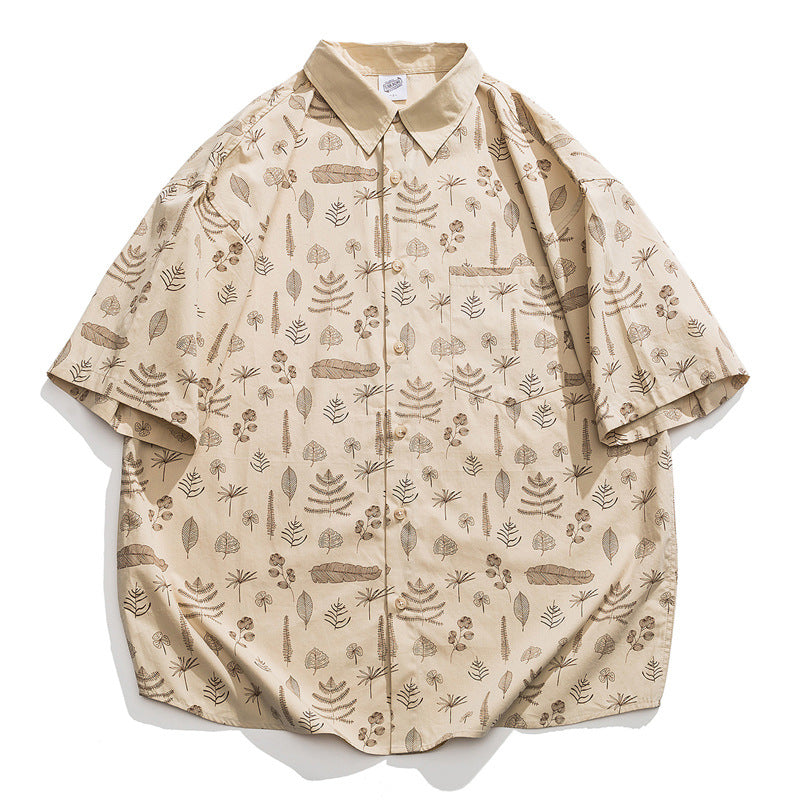 Summer Forest Japanese Style Loose Shirt