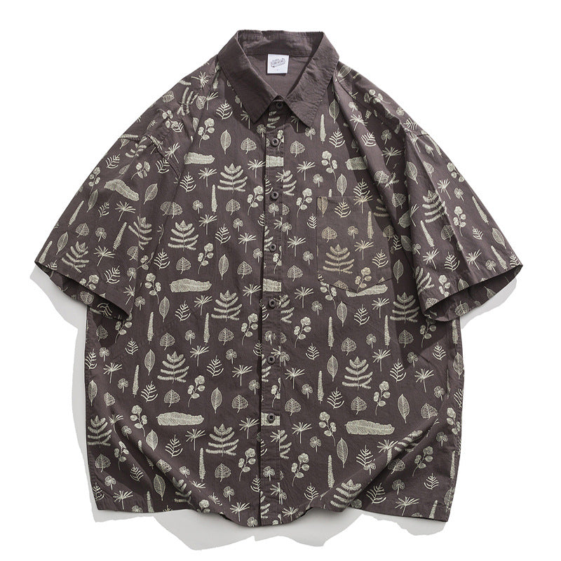 Summer Forest Japanese Style Loose Shirt