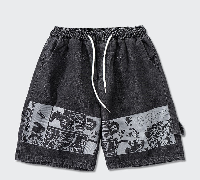 Manga - Denim Shorts