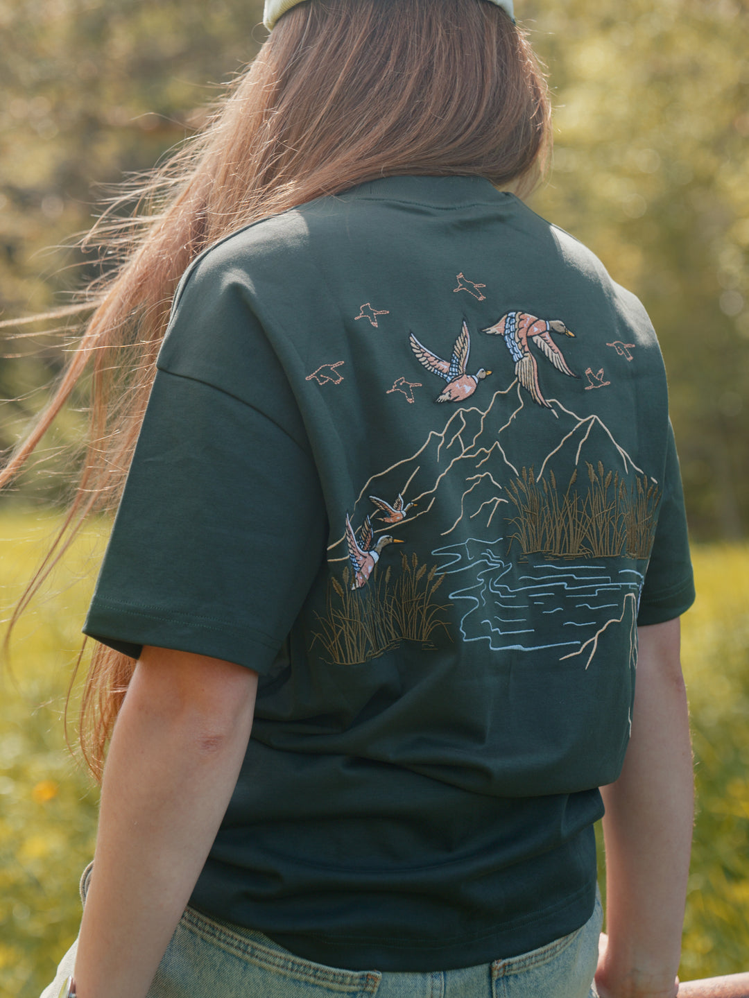 The Flock Embroidered T-Shirt - 280GSM Cotton - Unisex