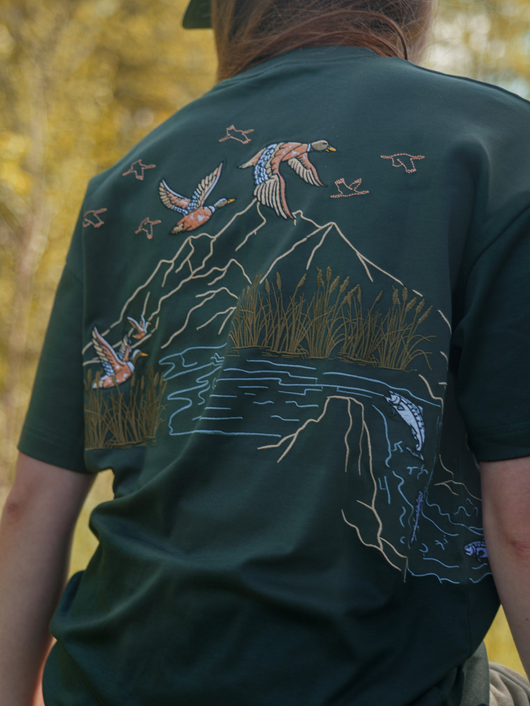The Flock Embroidered T-Shirt - 280GSM Cotton - Unisex
