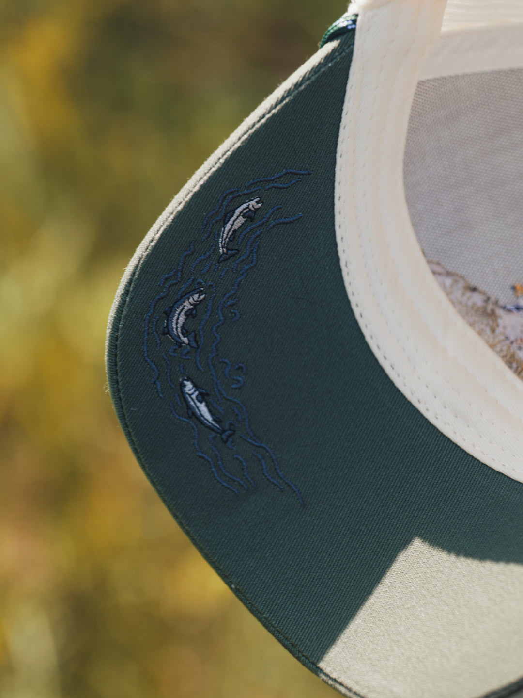 Corduroy Duck - Embroidered Unisex Cap Moss Green