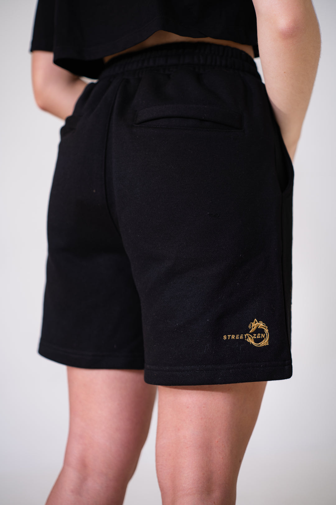 Golden Phoenix - Embroidered Unisex Shorts - Heavy Cotton