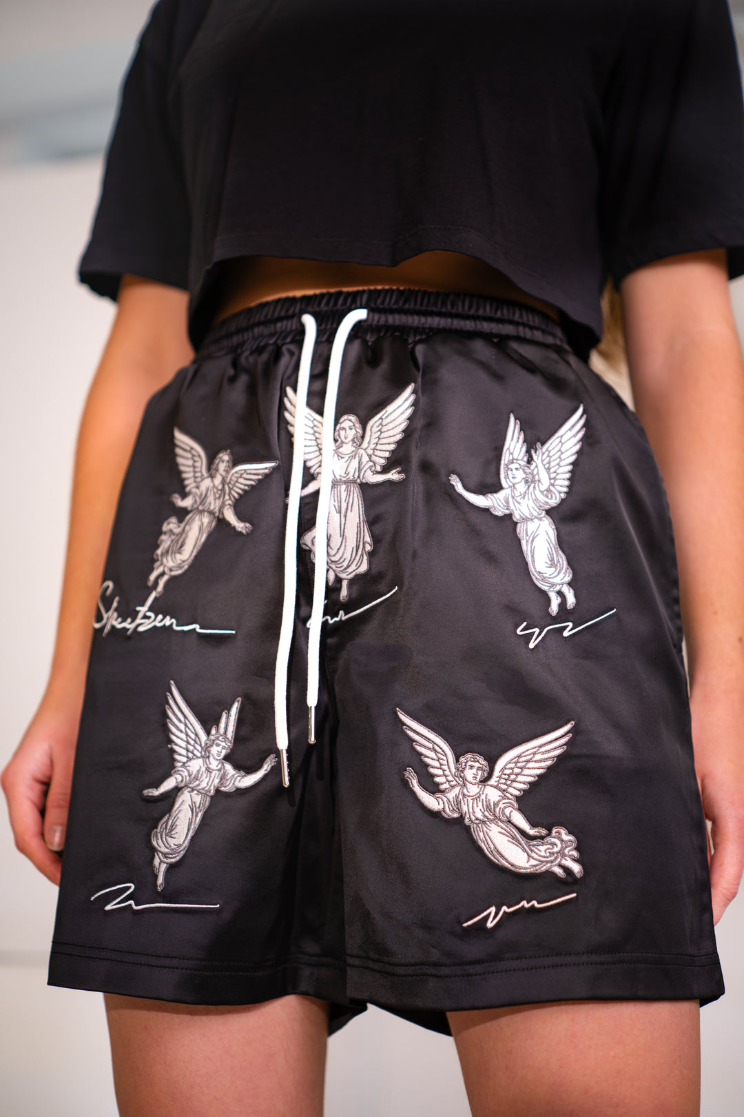 Angelwave - Embroidered Unisex Shorts