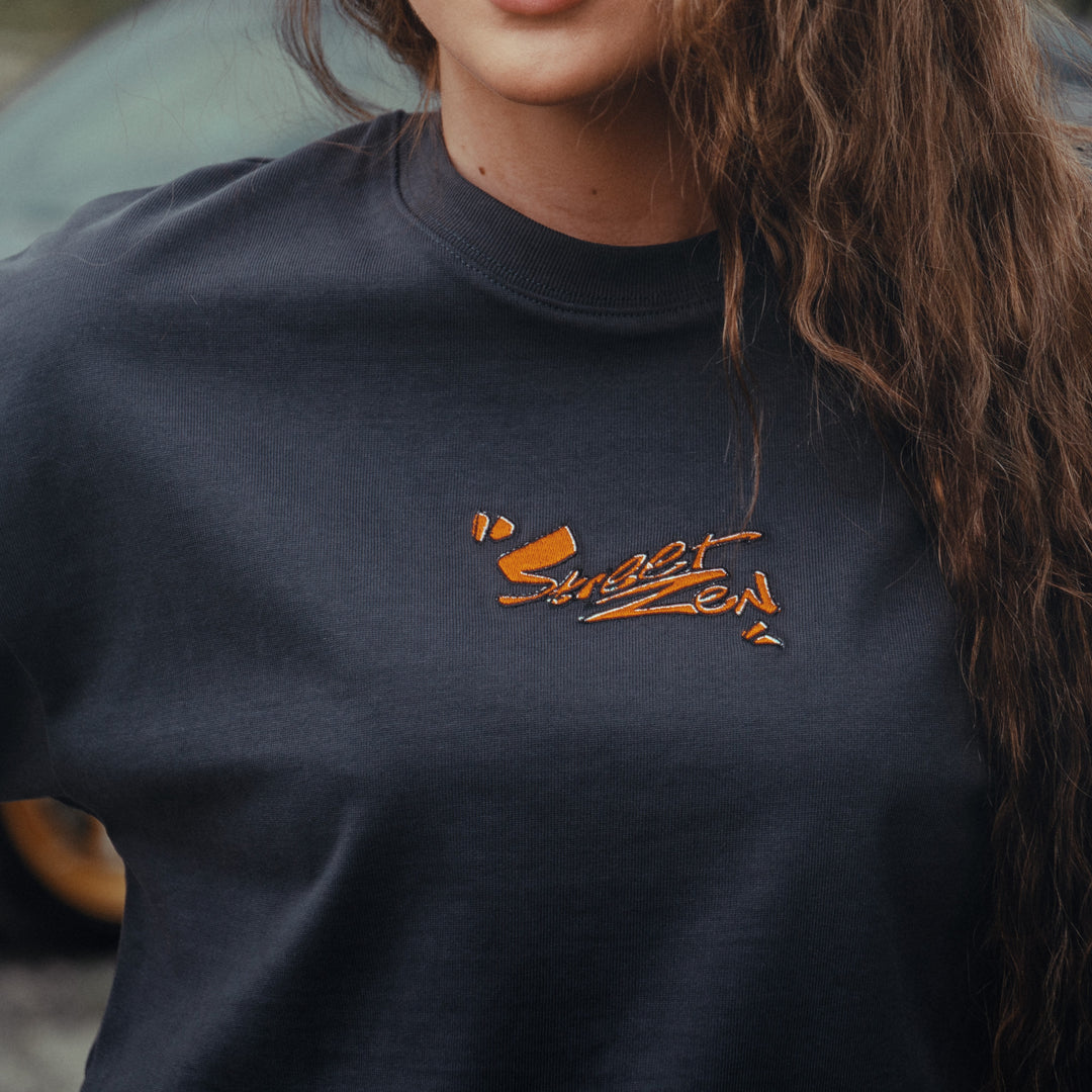 Embroidered ''Drift King'' T-Shirt - 280GSM Heavy Cotton - Unisex
