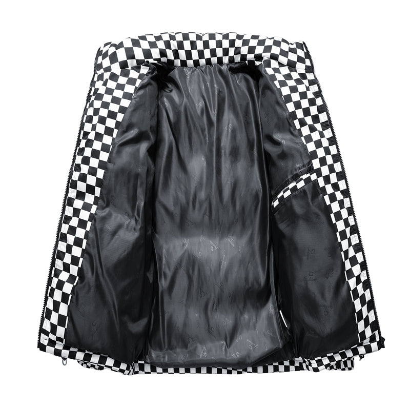 Checkered Puffer Jacket