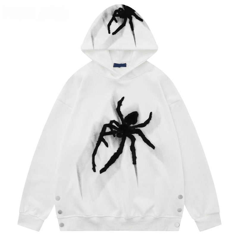 Embroidered Spider Hoodie, Unisex