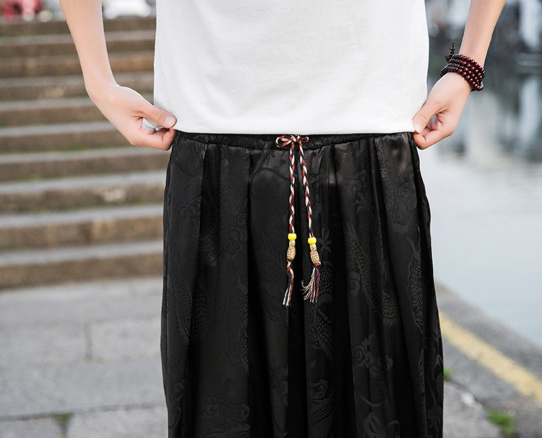 Baggy Silk Harem Pants - Boho