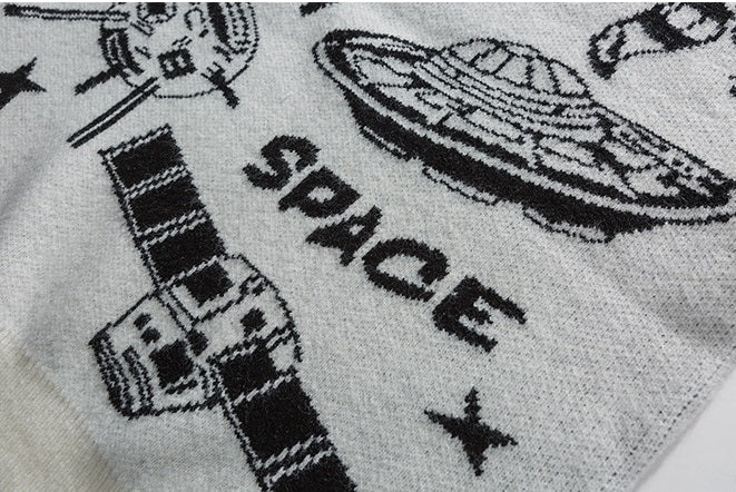 Suéter unisex de punto Space Astro