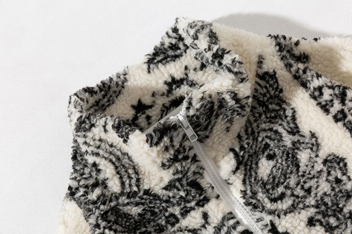 Fleece Fluffy Jacket Bandana Fall/Winter