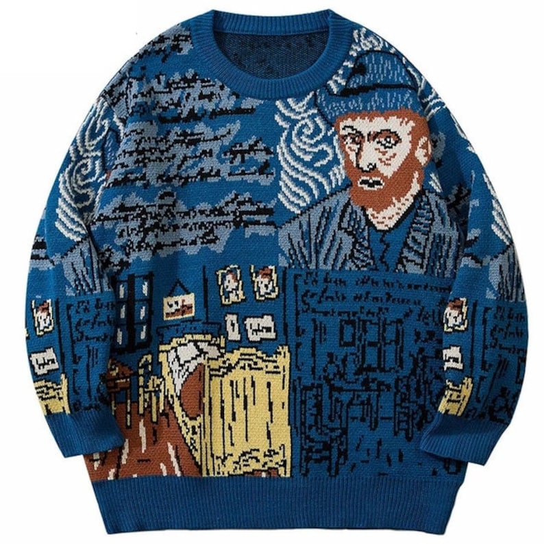 Vincent Van Gogh Sweater - Vintage House