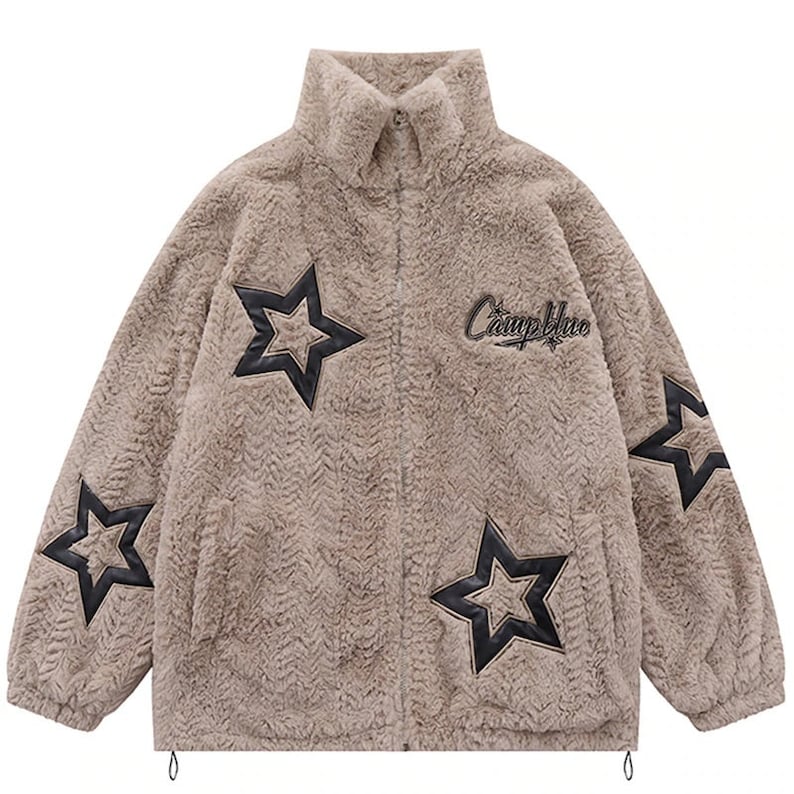 Star Plush Winter Jacket ( Unisex )