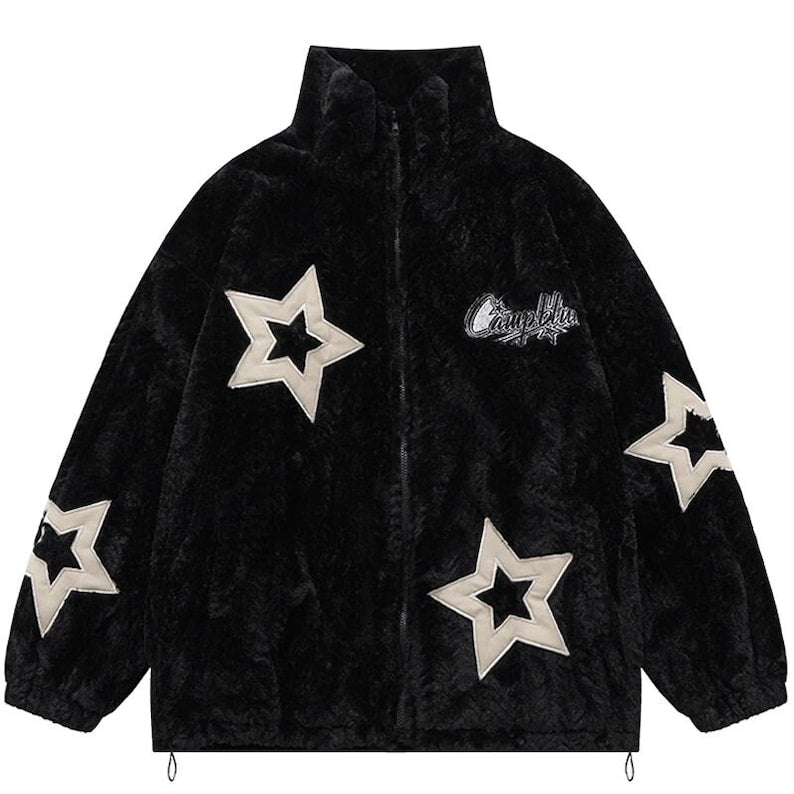 Star Plush Winter Jacket ( Unisex )