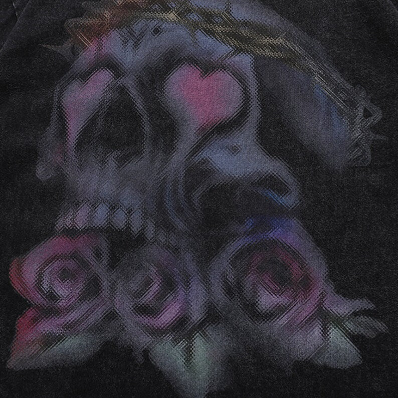 Camiseta Calavera Rosa Unisex