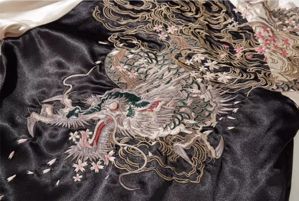 Mythical Beasts Embroidery Sukajan Jacket