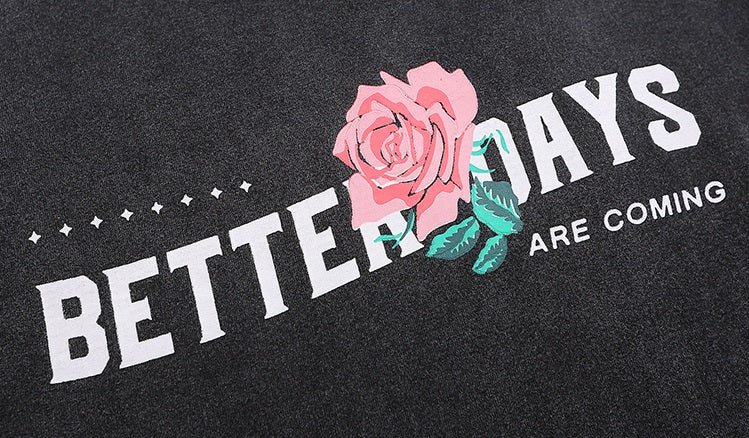 Better Days Two Side Print Unisex T-Shirt ÜBERGRÖSSE