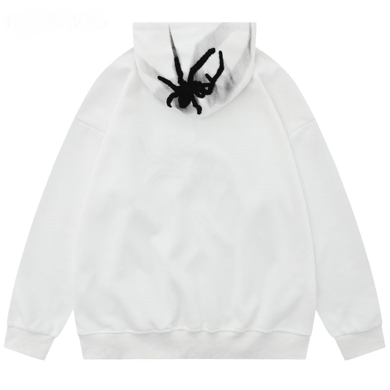 Embroidered Spider Hoodie, Unisex