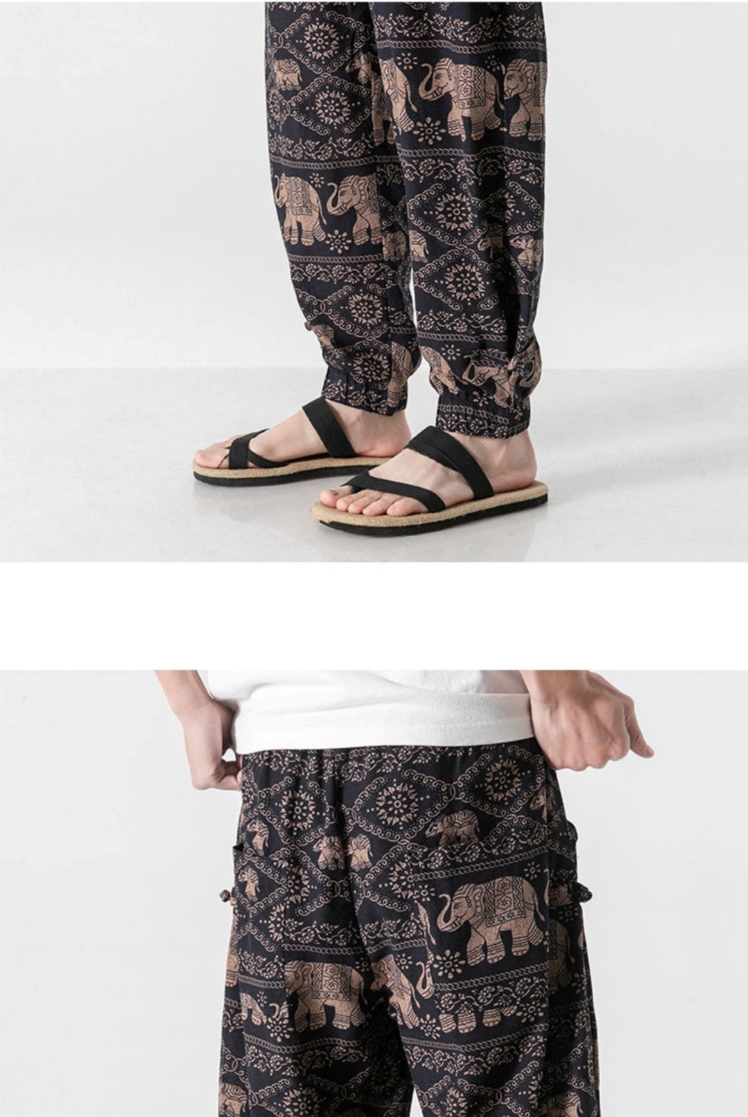 Summer Cotton Harem Pants Thai Style