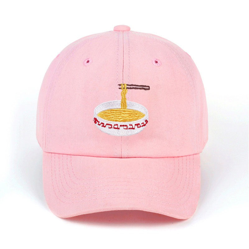 Embroidered Baseball Cap Noodles
