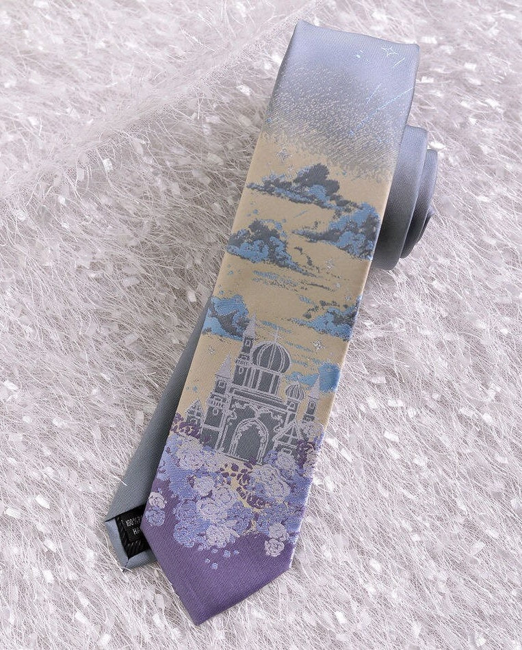 Embroidered Japanese Pattern Tie Collection